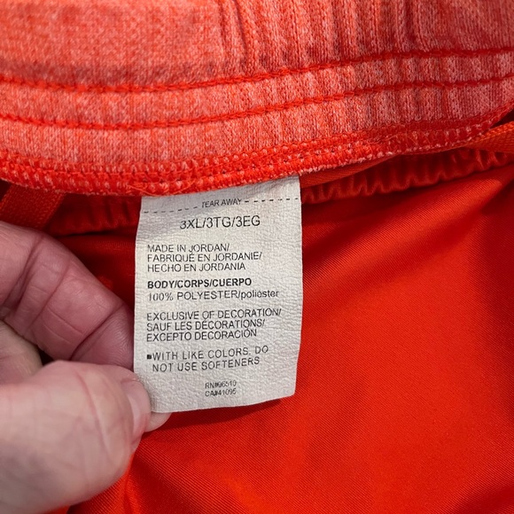 Under Armour mens orange shorts size 3XL - Picture 5 of 6